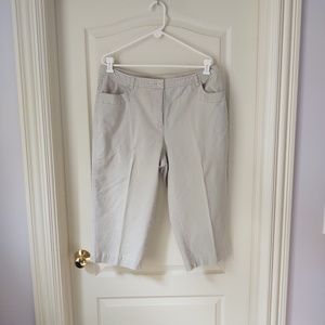 Talbots Cropped Khakis 16W